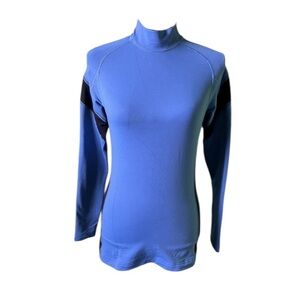 ATIVA Active Women’s Blue Long Sleeve Turtleneck Medium